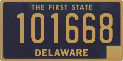 DE license plate 101668