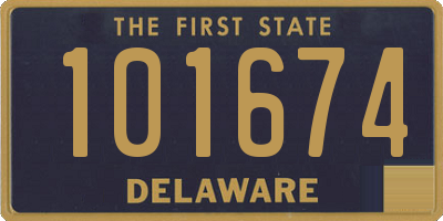 DE license plate 101674
