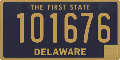 DE license plate 101676
