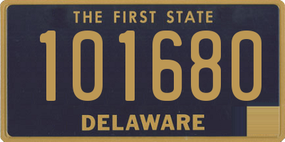 DE license plate 101680