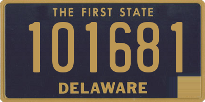 DE license plate 101681