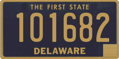 DE license plate 101682