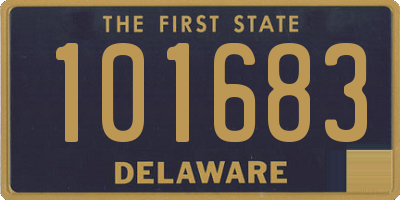 DE license plate 101683