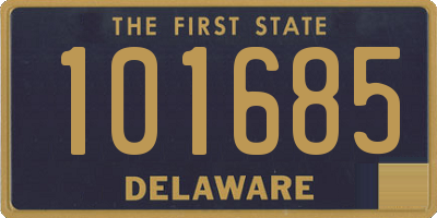 DE license plate 101685