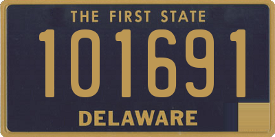DE license plate 101691