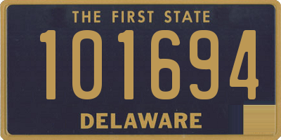 DE license plate 101694