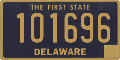 DE license plate 101696