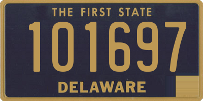 DE license plate 101697