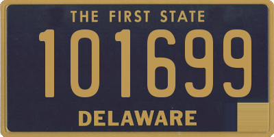 DE license plate 101699