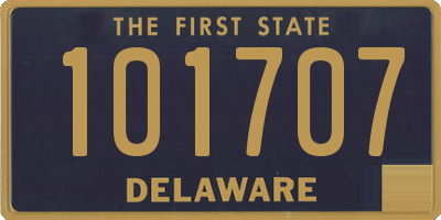 DE license plate 101707