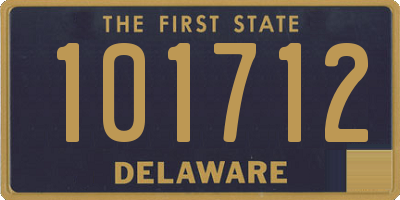 DE license plate 101712