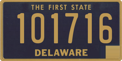 DE license plate 101716