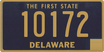 DE license plate 10172