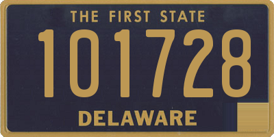 DE license plate 101728