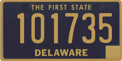 DE license plate 101735
