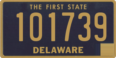 DE license plate 101739