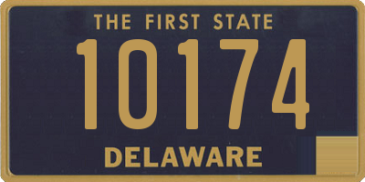 DE license plate 10174