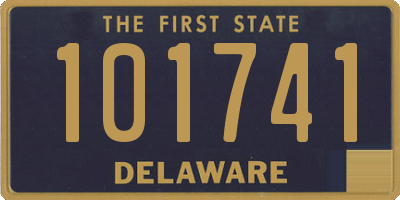 DE license plate 101741