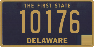 DE license plate 10176