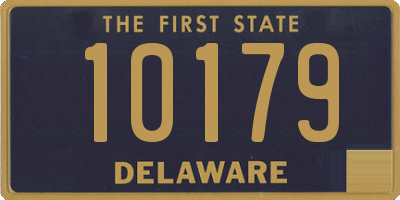 DE license plate 10179