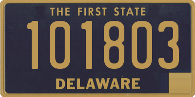DE license plate 101803