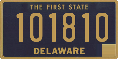 DE license plate 101810