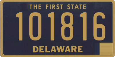 DE license plate 101816