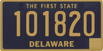 DE license plate 101820