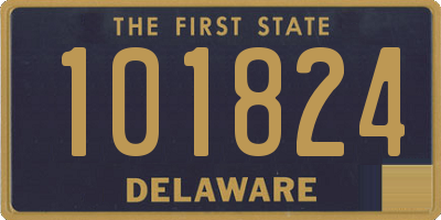 DE license plate 101824