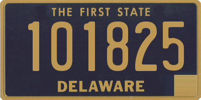 DE license plate 101825