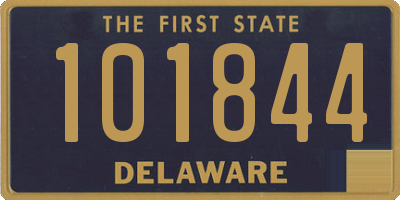 DE license plate 101844