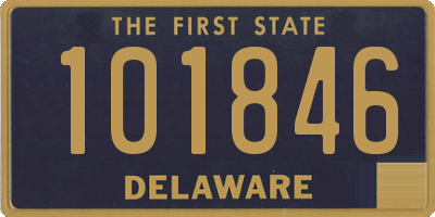 DE license plate 101846