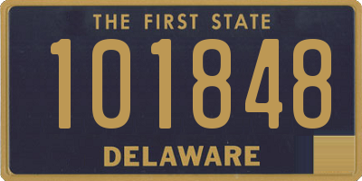 DE license plate 101848