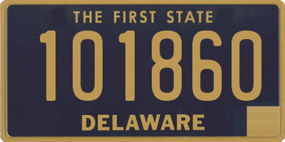 DE license plate 101860