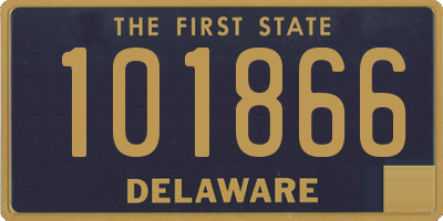 DE license plate 101866