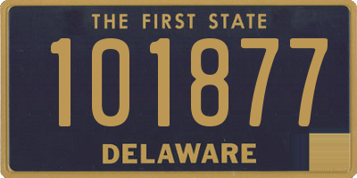 DE license plate 101877