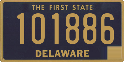 DE license plate 101886