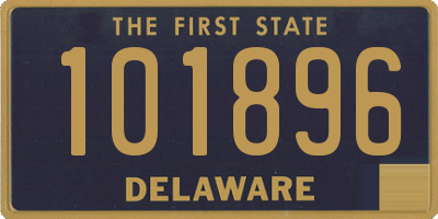 DE license plate 101896