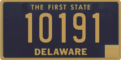 DE license plate 10191