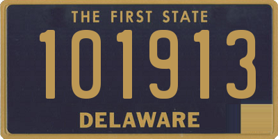 DE license plate 101913