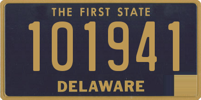 DE license plate 101941