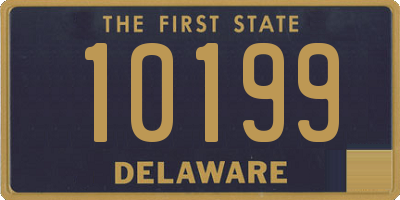 DE license plate 10199
