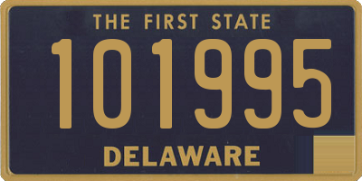 DE license plate 101995