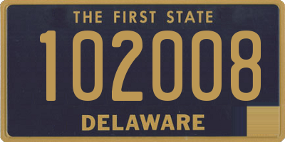 DE license plate 102008