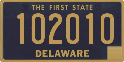 DE license plate 102010