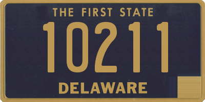 DE license plate 10211