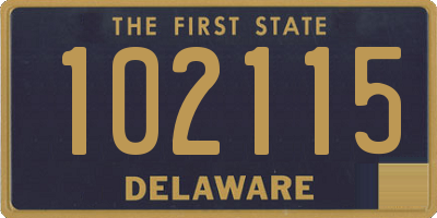 DE license plate 102115