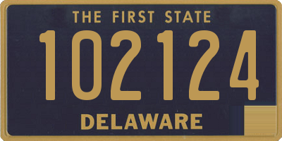 DE license plate 102124