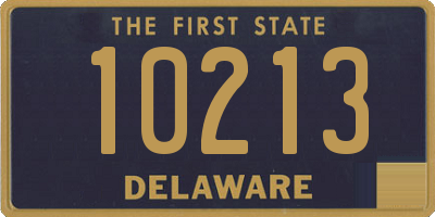 DE license plate 10213