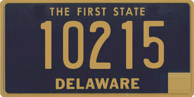 DE license plate 10215